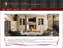 Tablet Screenshot of mobila-cerasa.ro